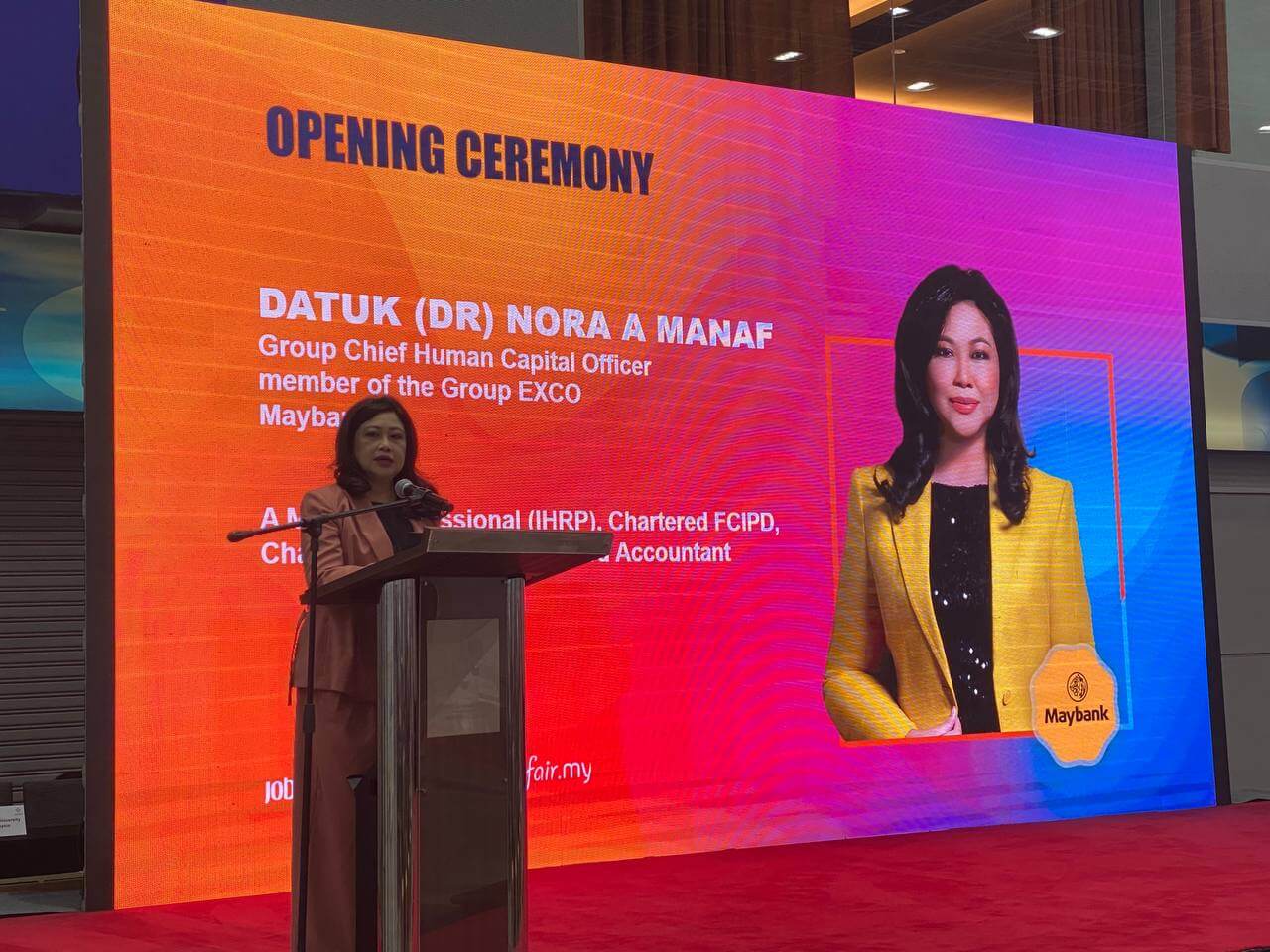 Opening speaker of Career Fair on 23 & 24 March 2023 @ Kuala Lumpur Convention Centre