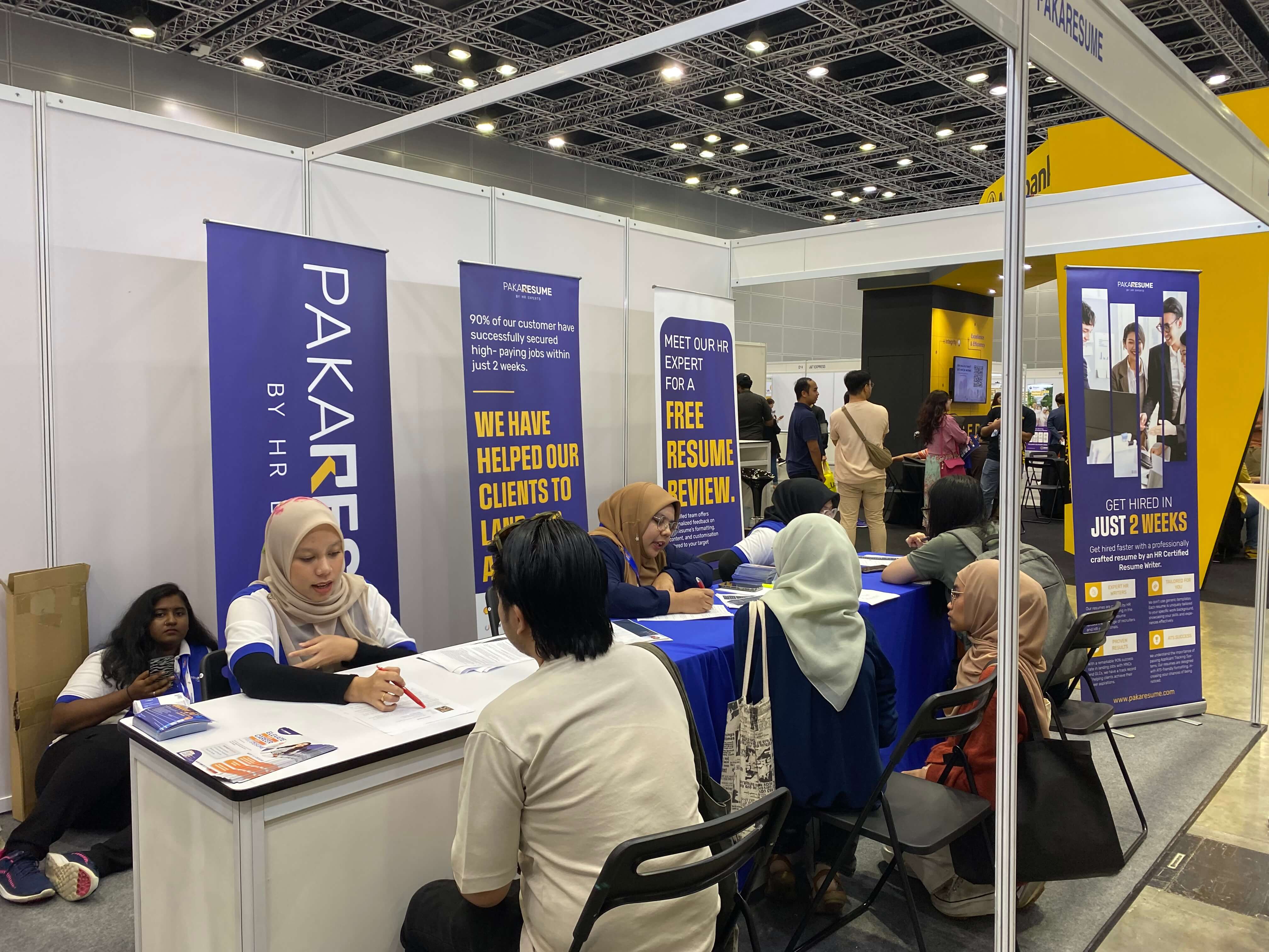 Pakaresume - By HR Experts booth @ Jobstore Mycareerfair on 23 & 24 March 2023 @ Kuala Lumpur Convention Centre