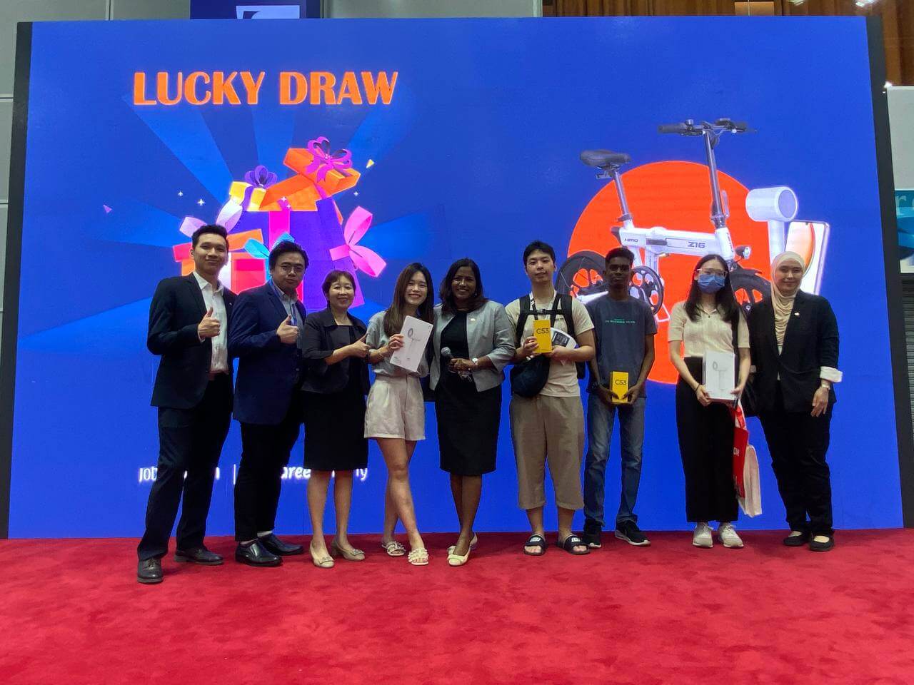 Lucky draw winners line up 1 @ Jobstore Mycareerfair on 23 & 24 March 2023 @ Kuala Lumpur Convention Centre