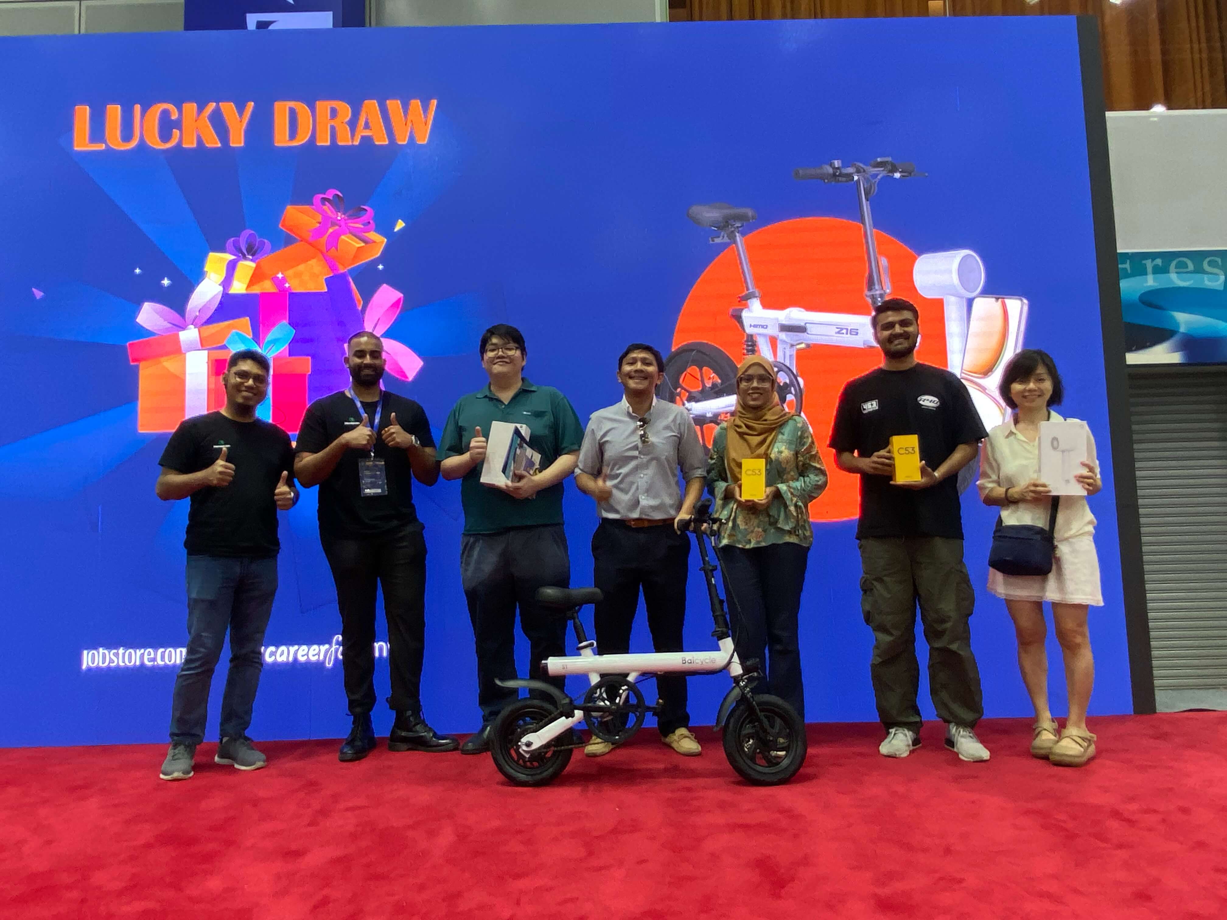 Lucky draw winners line up 2 @ Jobstore Mycareerfair on 23 & 24 March 2023 @ Kuala Lumpur Convention Centre